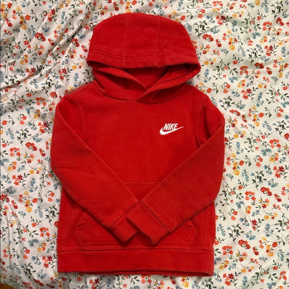 Nike Kids Bright Red Hoodie